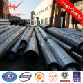 Economical 132kv Bitumen Galvanized Steel Pole